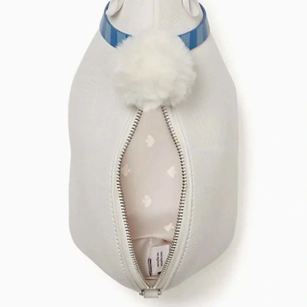 Authentic Kate Spade Polar Bear Leather Bag - Picture 9 of 11